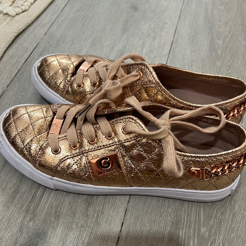 Rose Gold size 8M shoes G by guess